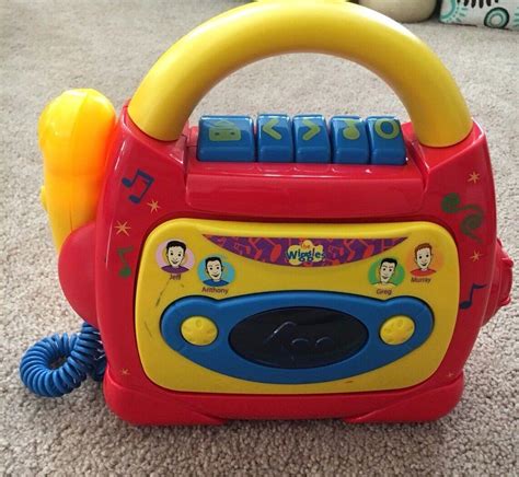 The Wiggles Cassette Tape Player And Recorder With Microphone Sing A