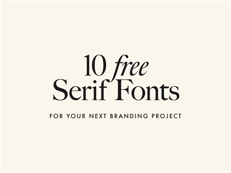 25 Best Free Serif Fonts For Designers 2022 Super Dev Resources 2022