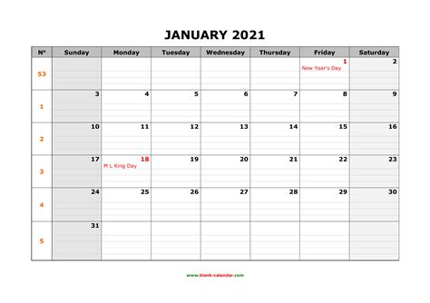 Users can select any template without spending a single penny. Big Calendar 2021