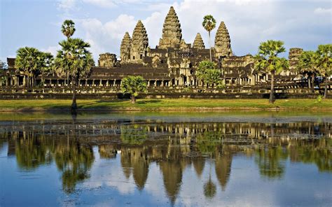 Angkor Wat Temple Cambodia Hd Desktop Wallpaper High Definition