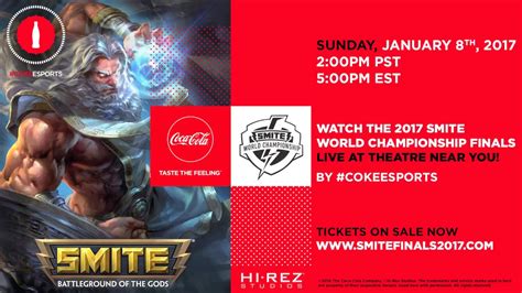 Smite World Championship 2017 Live At Cinemark Theatres Youtube