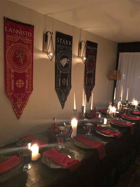 Game Of Thrones Viewing Party Viewing Party Game Of Thrones Table