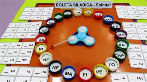 Roleta Sil Bica Com Spinner Jogo Para Alfabetiza O S Escola