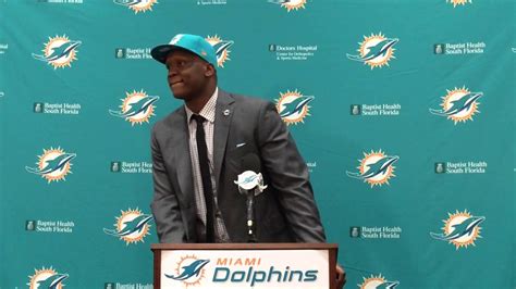 Dolphins Introduce Top Pick Jawuan James Youtube