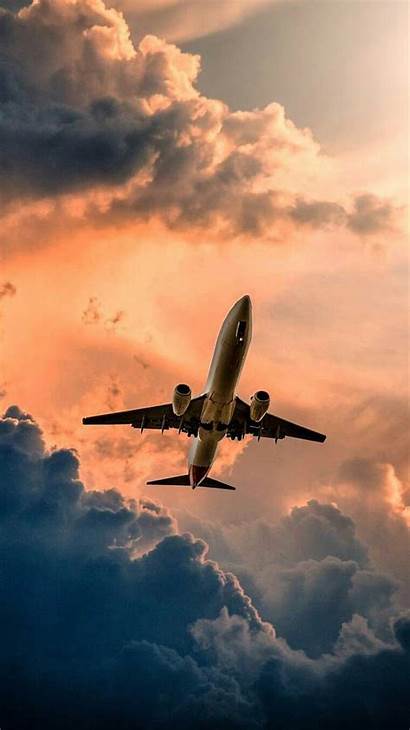 Plane Iphone Airplane Wallpapers Sky Flying Android