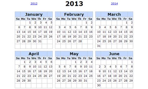 Calendarios Del 2013 Para Imprimir