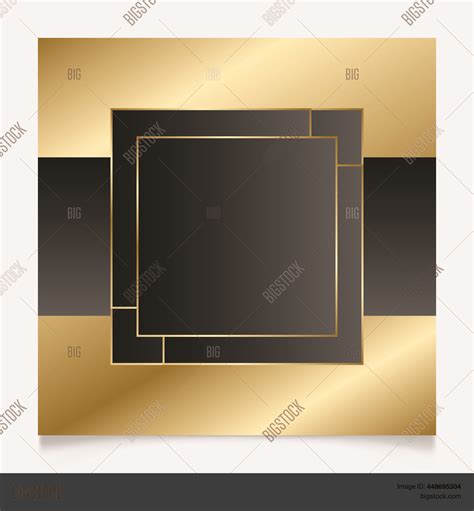 Elegant Golden Black Vector Photo Free Trial Bigstock