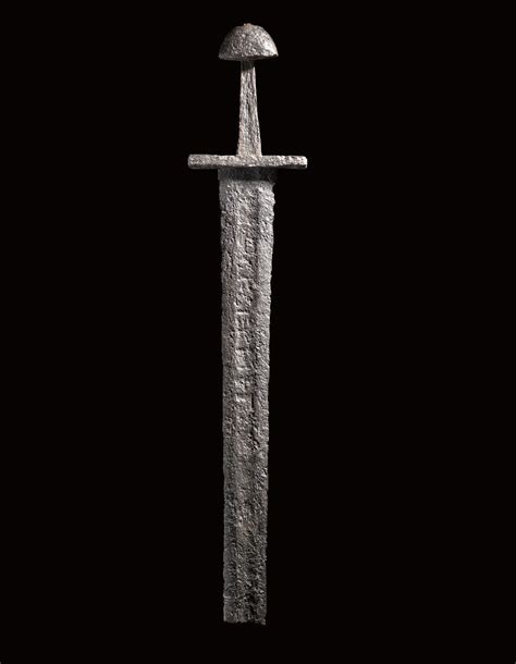 A Very Rare Viking Sword The Blade With Ulfberht Inscription Circa