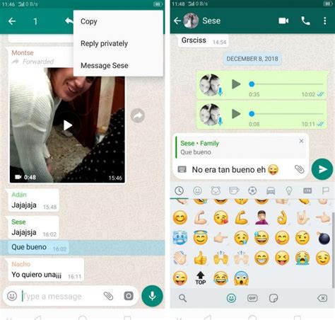 Cómo responder en privado a un contacto en un grupo de WhatsApp