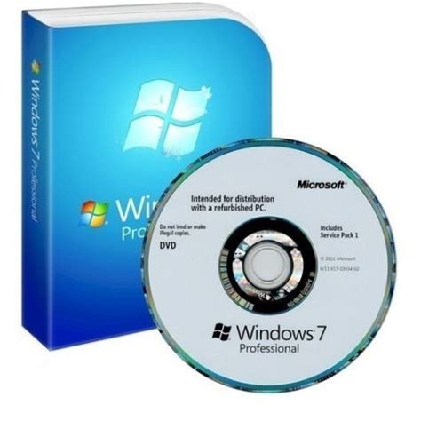 Microsoft Windows 7 Professional Sp1 With 64 Bit Version Genuine Dvd