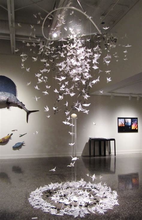 This Origami Crane Sculpture Is Inspiring A Scene In Complicated