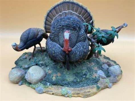 Danbury Mint Wily Jakes By Nick Bibby Wild Turkey Sculpture 3776759593