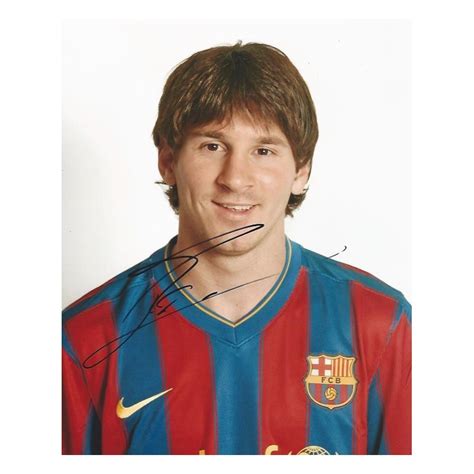 Lionel Messi Autograph