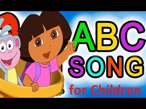 Alphabet songs typically recite the names of all letters of the alphabet of a given language in order. ABC Song for Children - Alphabet Dora The Explorer - YouTube