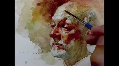 Watercolor Step By Step How To Paint Portrait Demo By Zimou Tan Youtube