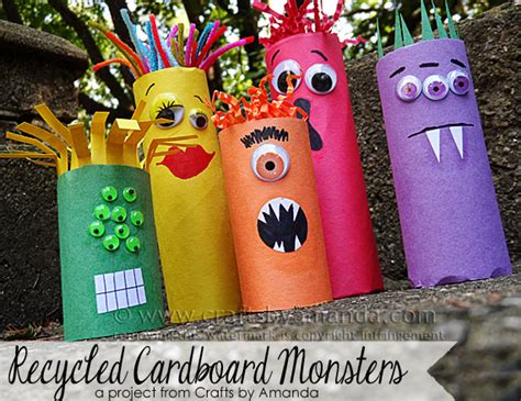 Learn How To Make A Fun Monster Craft For Kids With Recycled Cardboard