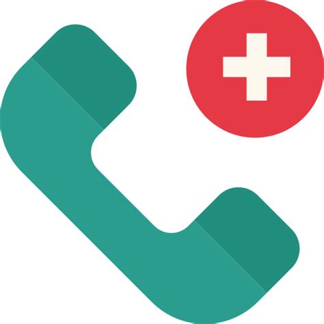 Emergency Call Free Communications Icons