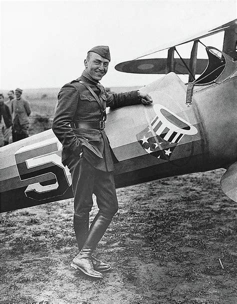 Ww1 Flying Ace Eddie Rickenbacker Somewhere In France Circa 1918