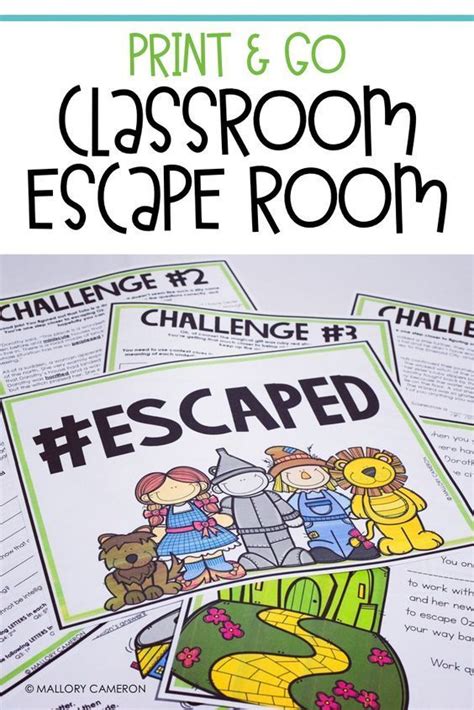 Print And Go Classroom Escape Rooms Are My An Absolute Must In My