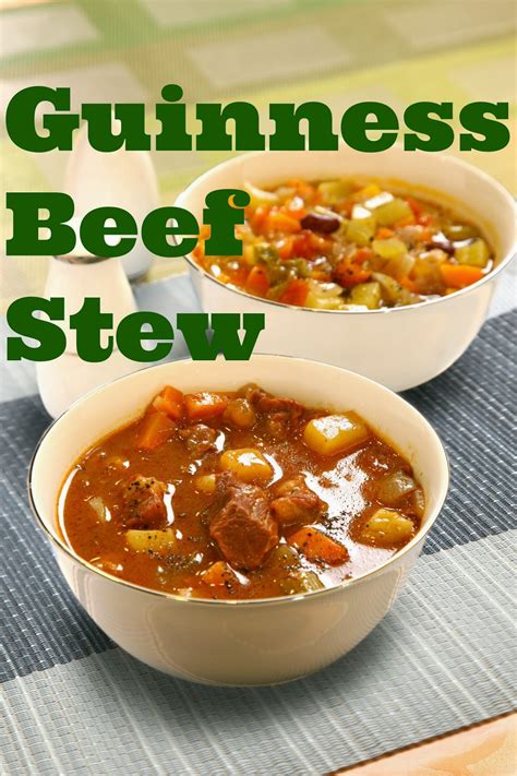 You can make this beef stew in the oven or a slow cooker. Guinness Beef Stew Recipe - The Chill Mom