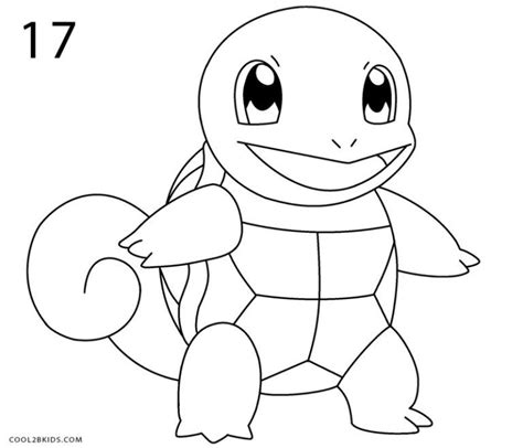 How To Draw Squirtle Step By Step Pictures Pokemon Azul Pokemon One