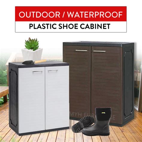 Qoo10 Plastic Shoe Cabinet Waterproof Outdoor Cabinet Furniture