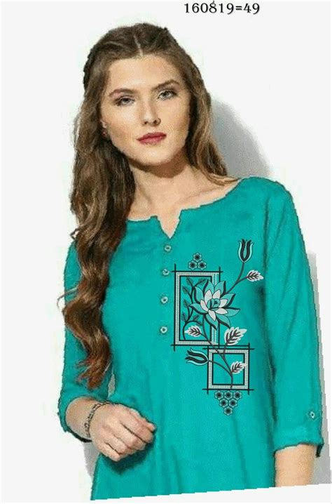 Pin By Happy Ji On Happy Creation In 2020 Kurti Embroidery Design
