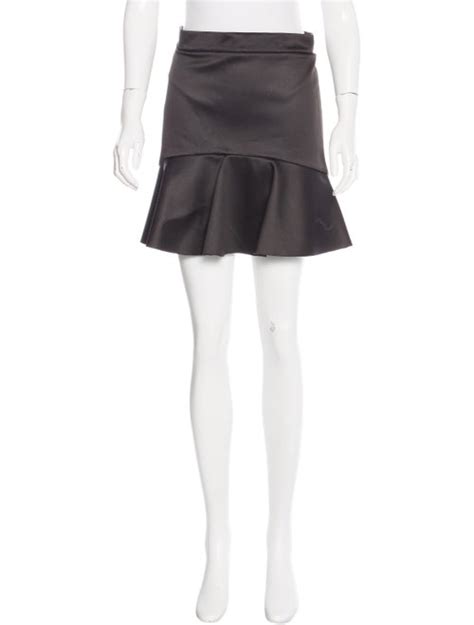 Rachel Zoe Satin Flounce Skirt Clothing Wrl26922 The Realreal