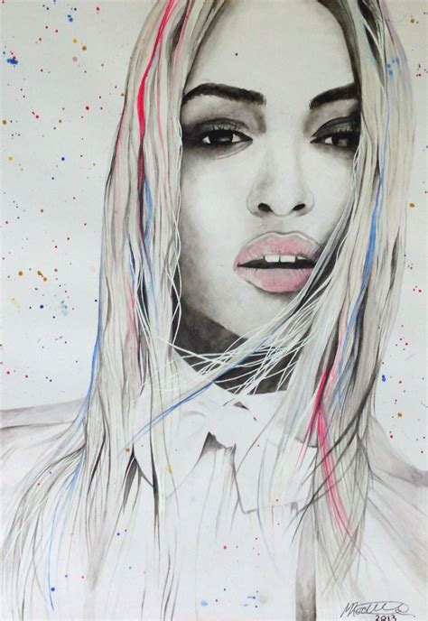 Model Watercolour Ink Painting Expressive Abstract Ink