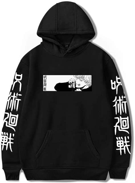 Jujutsu Kaisen Hoodie Anime Toge Inumaki Print Hoodies Long Sleeve