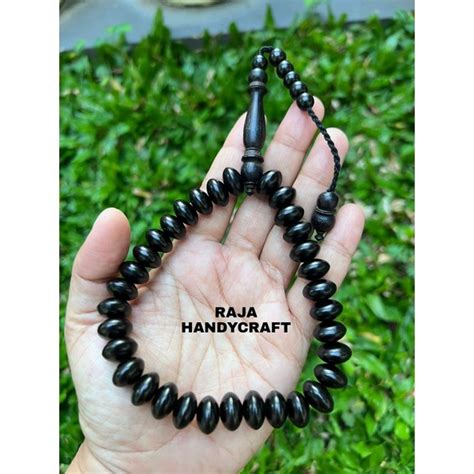 Jual Tasbih Kayu Bertuah Gali Kelor Serat Besi Isi 99 Tasbih Kayu Gali