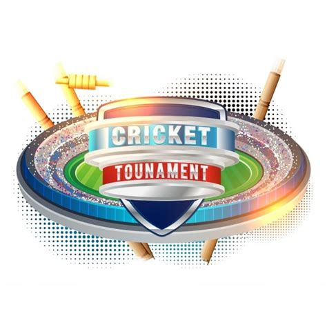 Vector Of Cricket Championship Poster Or Banner Design With Wood