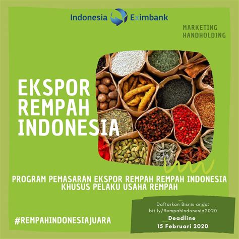 Program Ekspor Rempah Indonesia 2020 UKMINDONESIA ID
