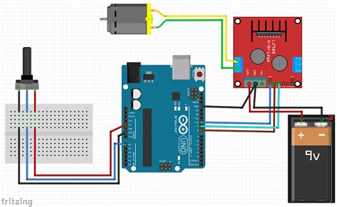 Motor Potentiometer L298n Arduino Board Programming Questions