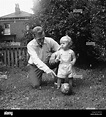 Manchester City footballer Don Revie pictured with his son Duncan in ...