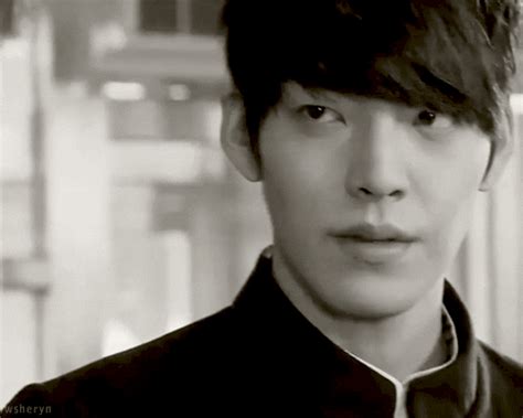 Though he recently announced his divorce to his wife of 4 years back in august stating they have been divorced since june of 2018. handsome smirk kim woo bin gif | WiffleGif