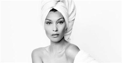 bella hadid lands mario testino s towel series teen vogue