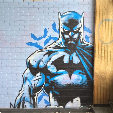 Amazing Batman Graffiti Discovered In Abandoned Building Photos