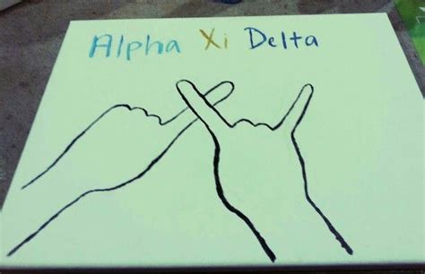 Pin By Alpha Xi Delta At Jsu On Crafting Alpha Xi Delta Crafts Alpha