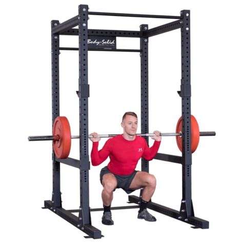 Body Solid Commercial Power Cage Squat Rack Spr1000