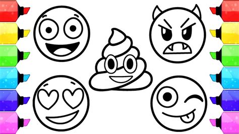 Printable Emoji Faces Coloring Pages 3 Printable Colo Vrogue Co