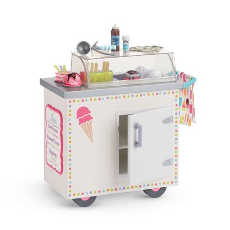 American Girl Doll Ice Cream Cart Playset Doll Shopaholic