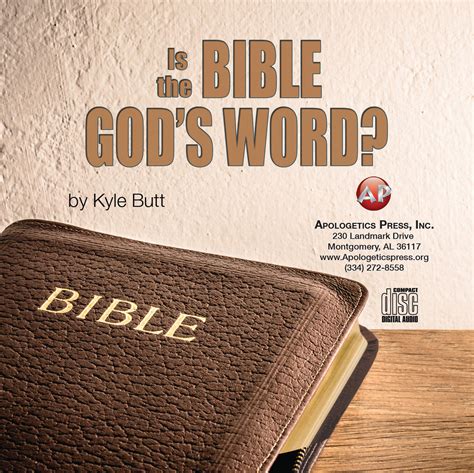 Is The Bible Gods Word Audio Download Apologeticspress