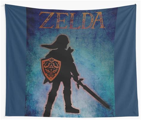 Legend Of Zelda Ii Wall Tapestries By Scardesign11 Redbubble