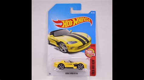 Hot Wheels Dodge Viper Rt10 M Case 2017 Youtube