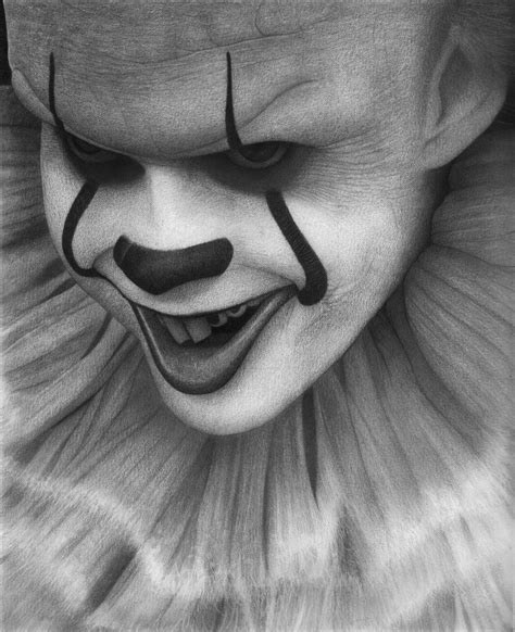 Pennywise Pencil Drawing