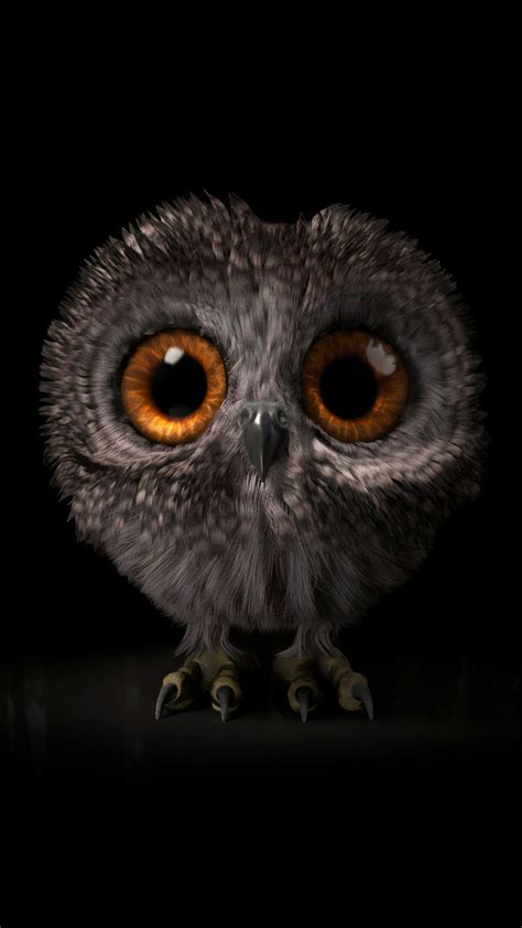 2160x3840 Pinfeather Fluffy Owl 4k Sony Xperia Xxzz5 Premium Hd 4k