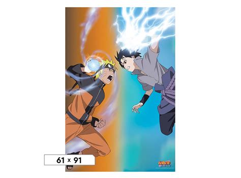 Naruto Vs Sasuke Poster 61x91 Naruto Otakustoregr