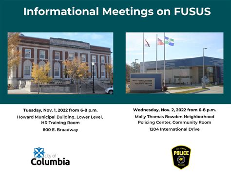 Columbia Police announce informational meetings on FUSUS software