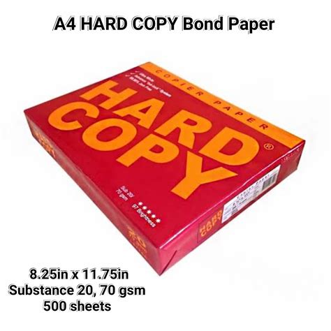 Hard Copy Paper Hard Copy Bond Paper A4 A3letter Size Buy Hard Copy